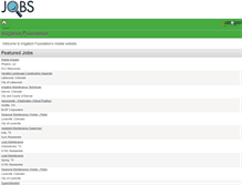 Tablet Screenshot of jobs.irrigation.org